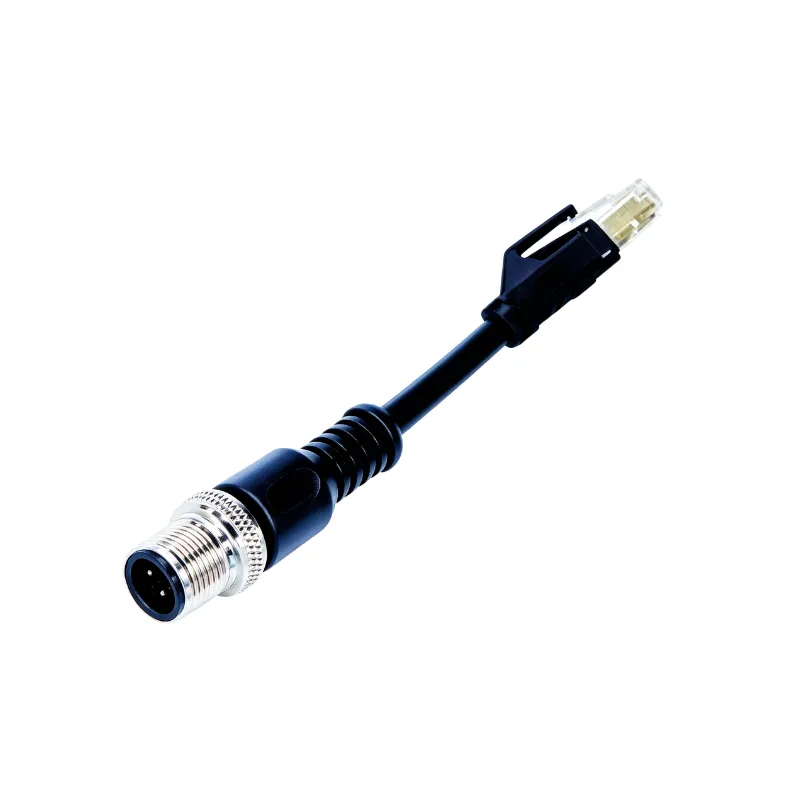 M12-RJ45 bus cable, model QH88-WH-M12BUS